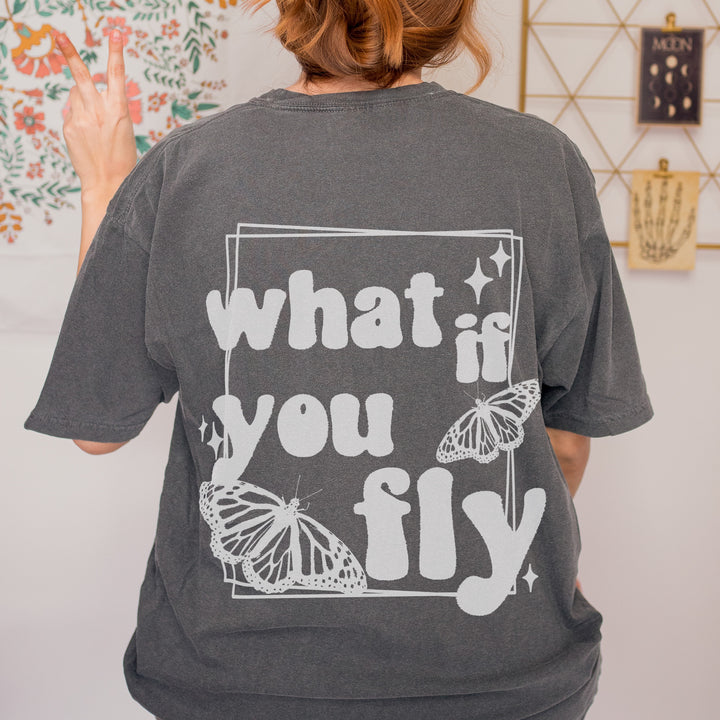 What If You Fly Tee | Pepper