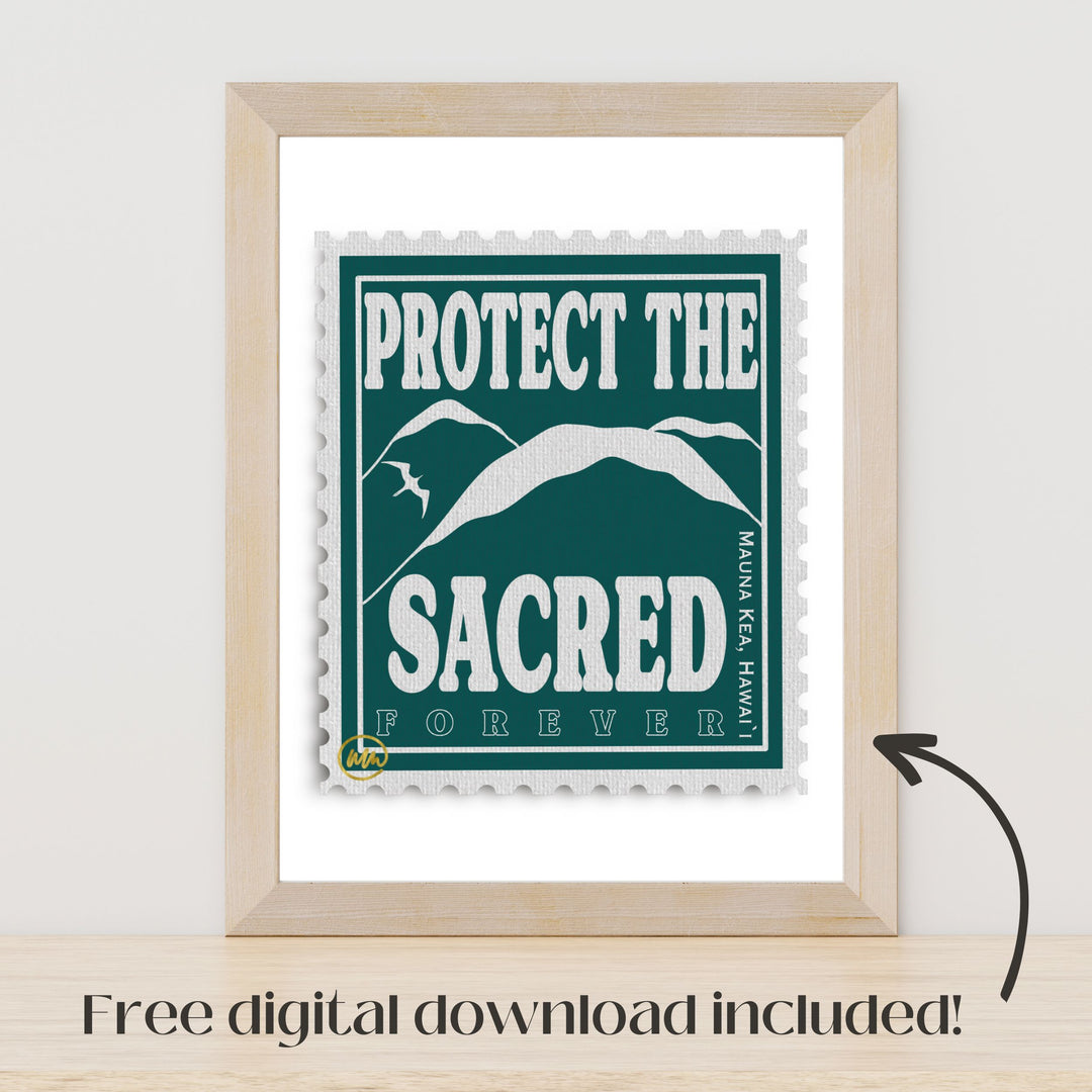 Protect The Sacred Tee | Heather Olive