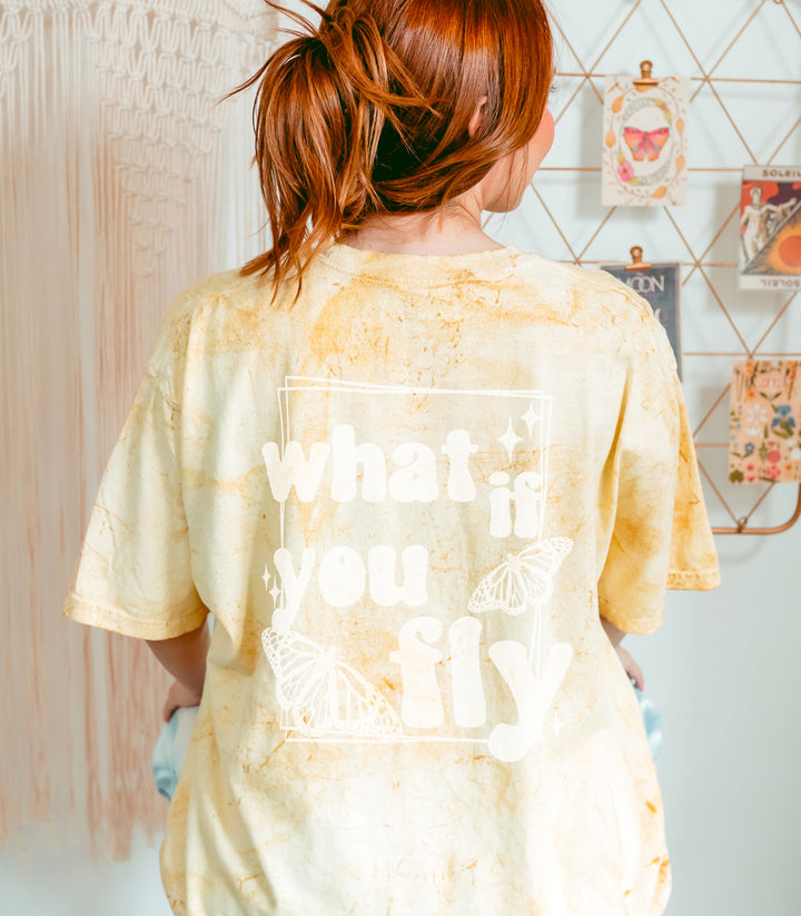 What If You Fly Tee | Citrine