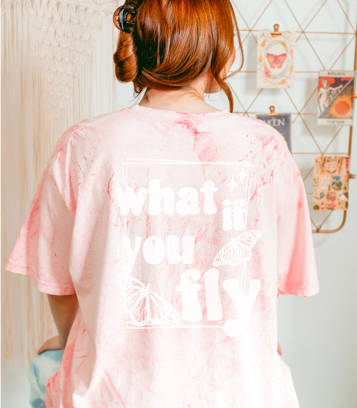 What If You Fly Tee | Clay